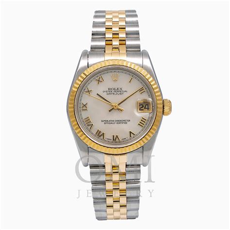 rolex perpetual datejust fake|rolex 31mm datejust two tone.